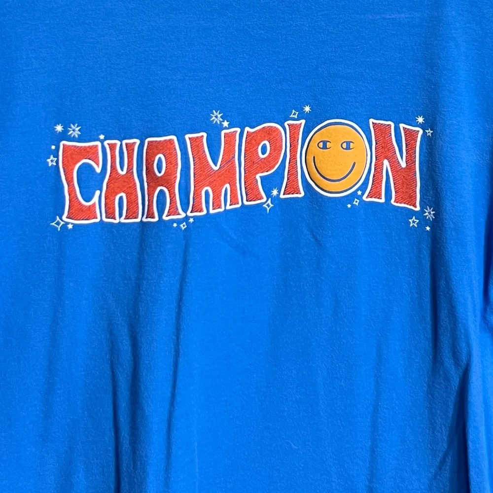 Champion Kids Vibrant Blue Tee with Graphic